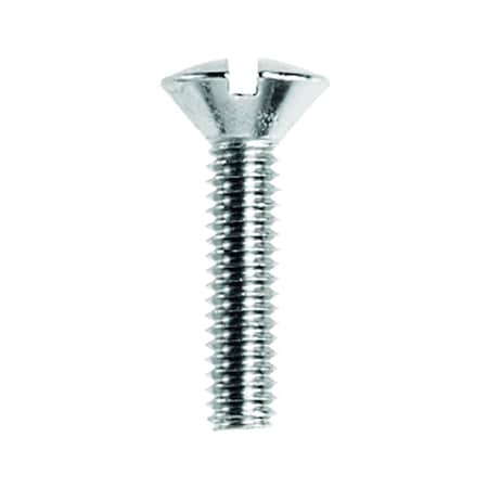 No. 8-32 X 3/4 In. L Slotted Oval Head Brass Faucet Handle Screw